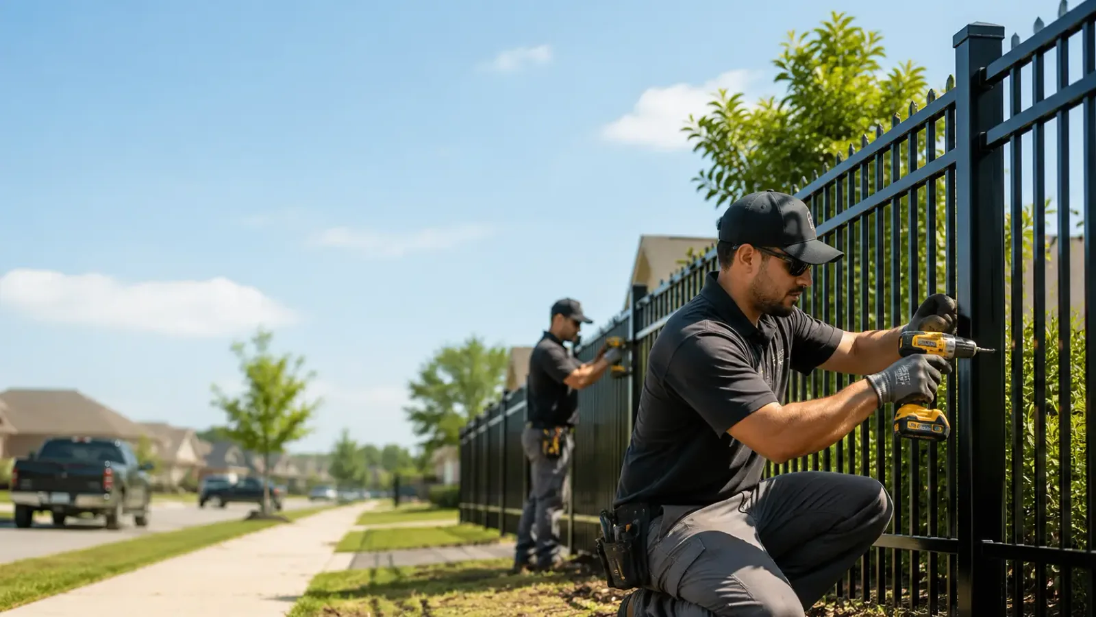 Metal Fence Installation in New Bloomington, OH